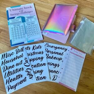 Planner Budget Sheets Money Envelopes / labels Savings Book Organizing New Years